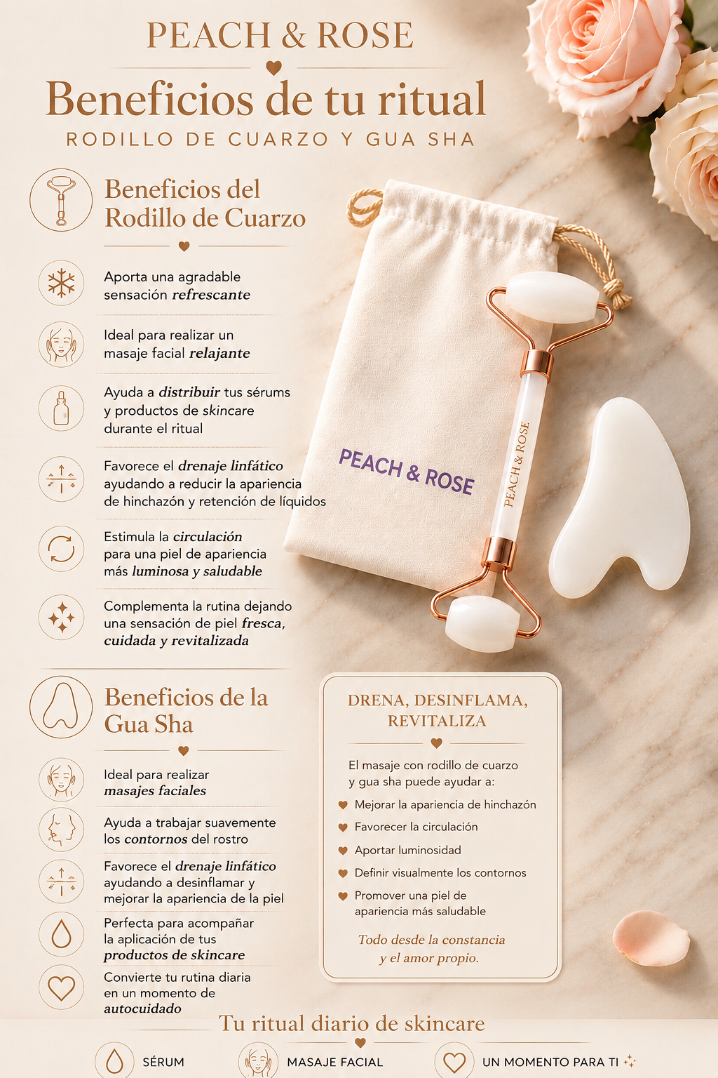 ACCESORIOS 
 FACIAL DE CUARZO BLANCO