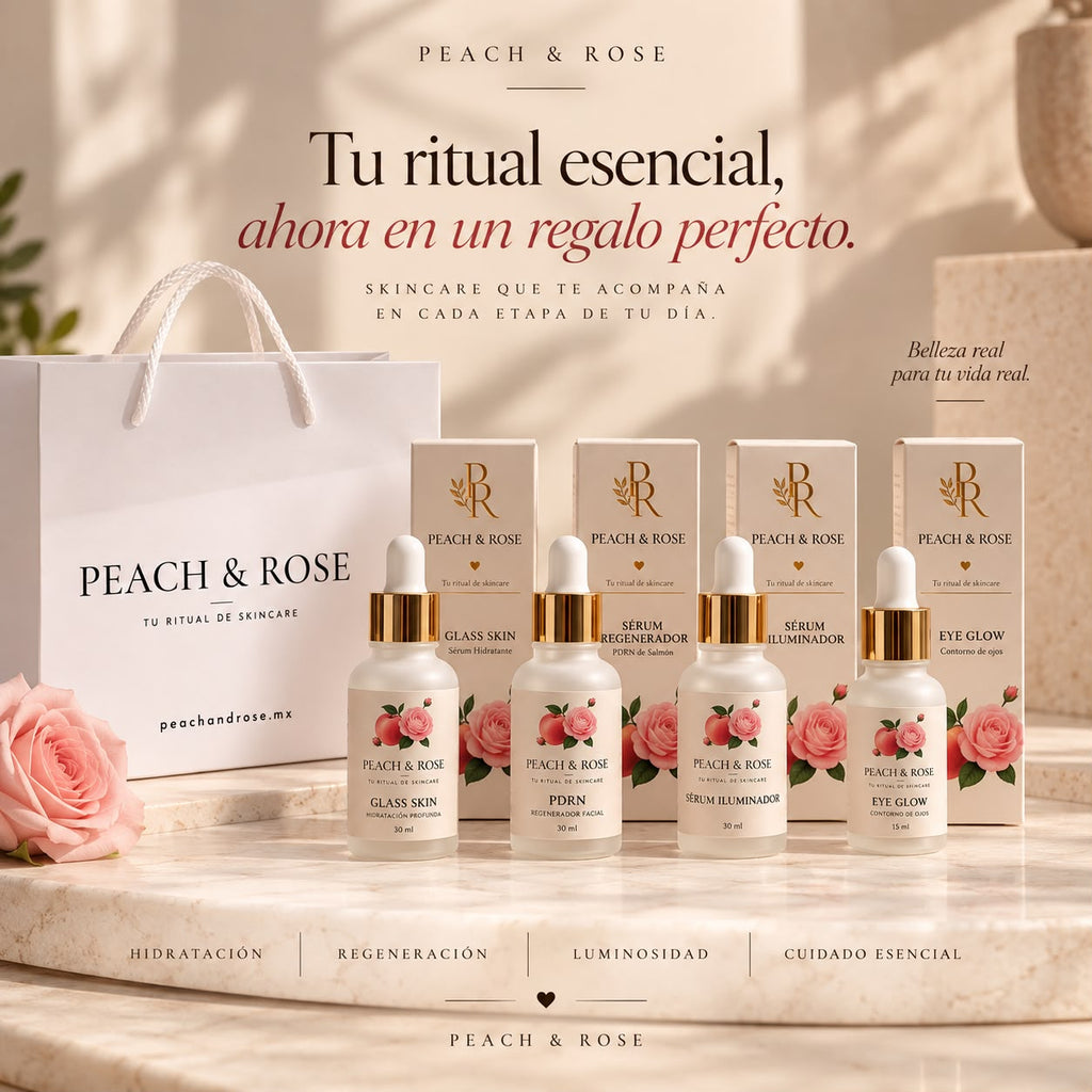 Ritual Esencial · Los 4 Sérums Peach & Rose