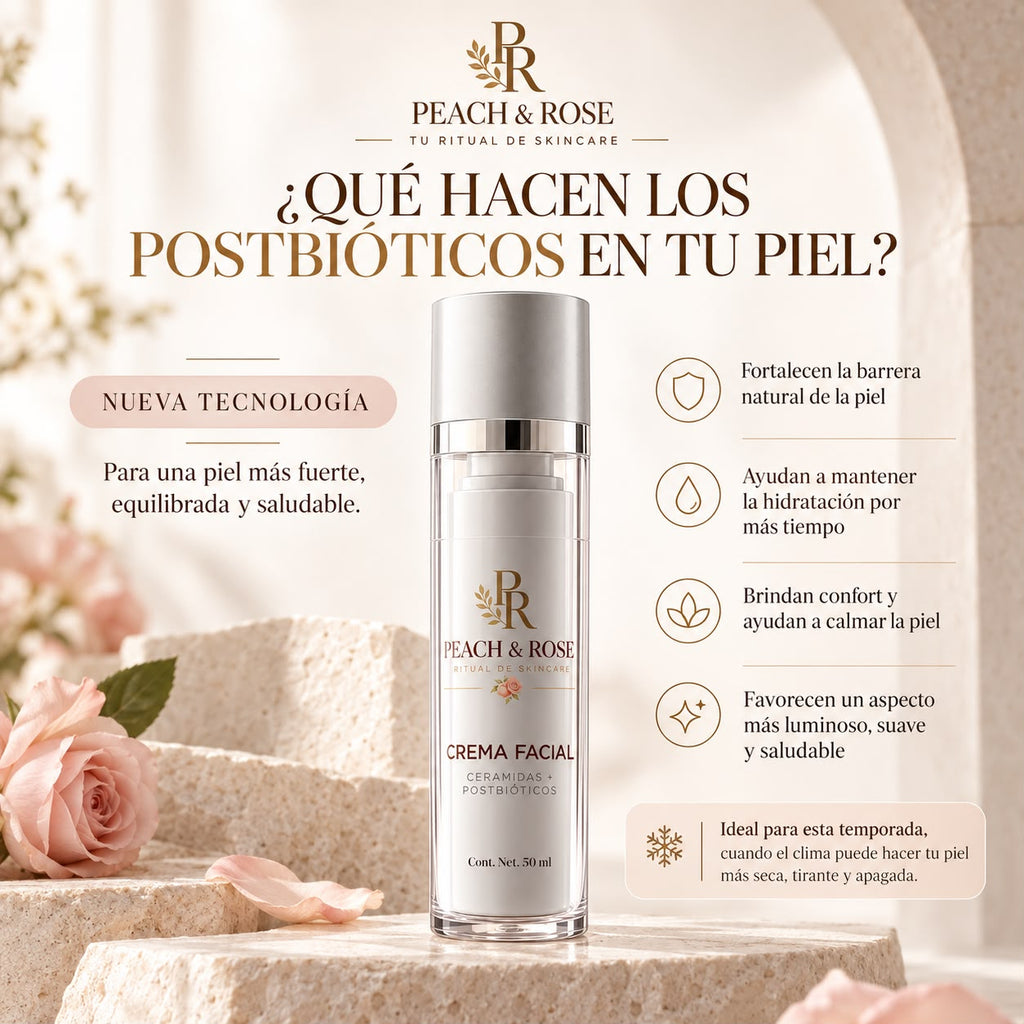 Crema Facial Ceramidas + Postbióticos | 50 ml